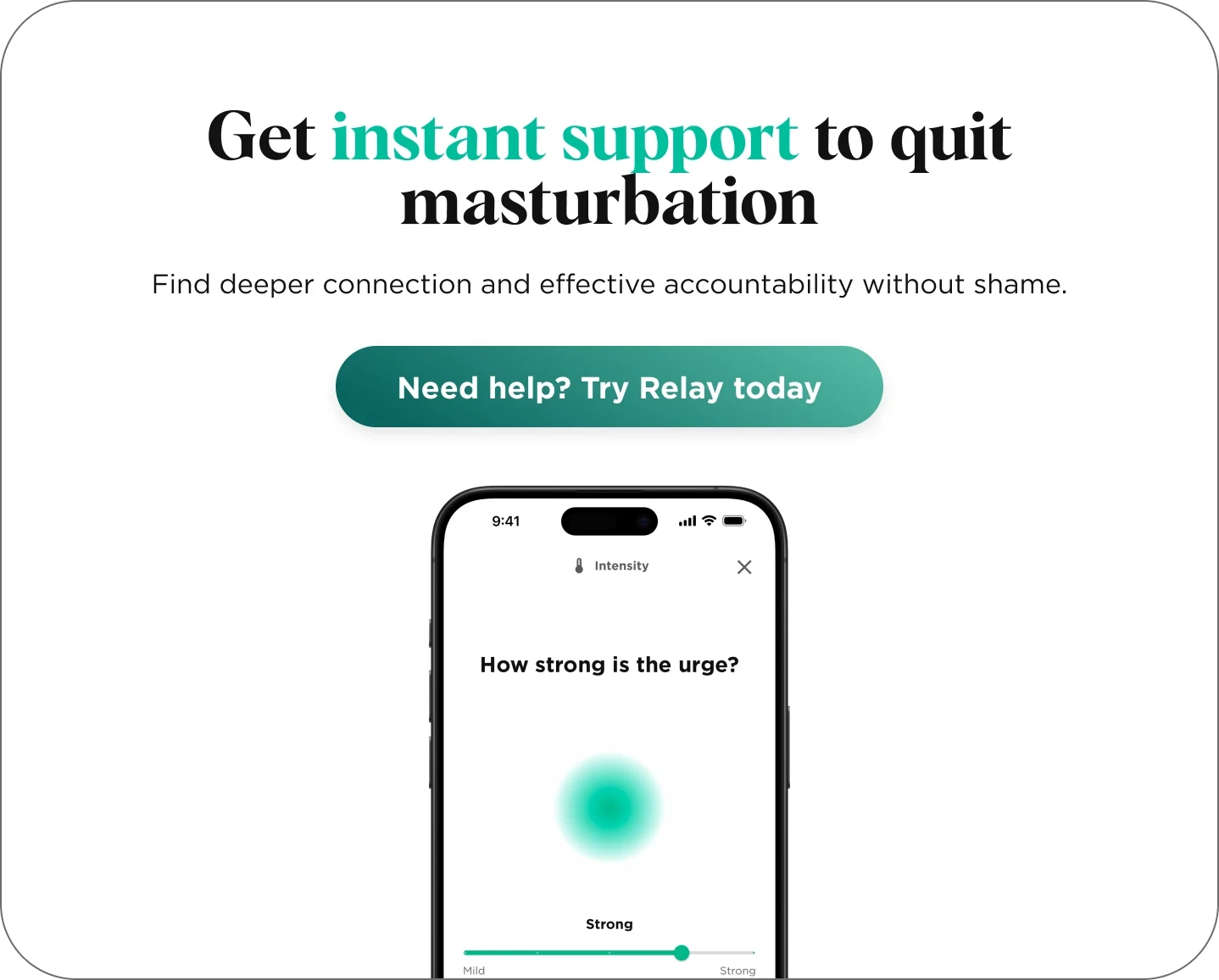 Relay Health will help you stop masturbating without willpower